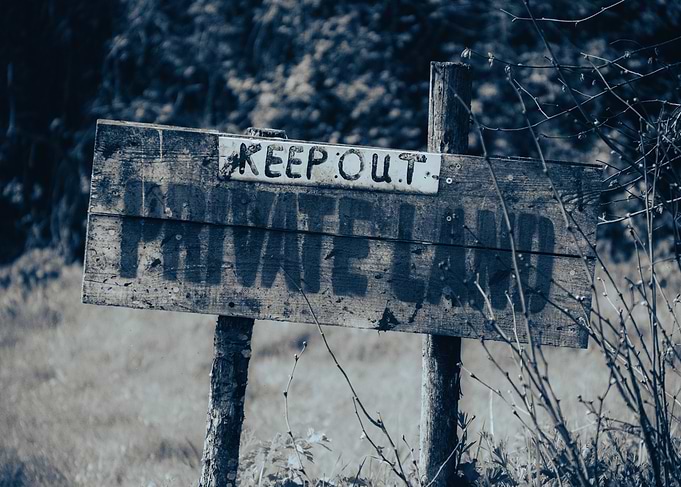 Keep Out Private Land