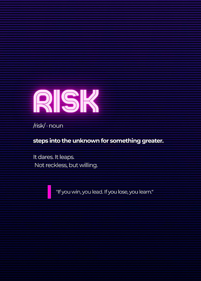 Risk Neon Art