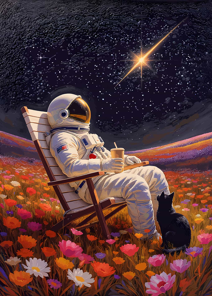 Just A Chilling Astronaut