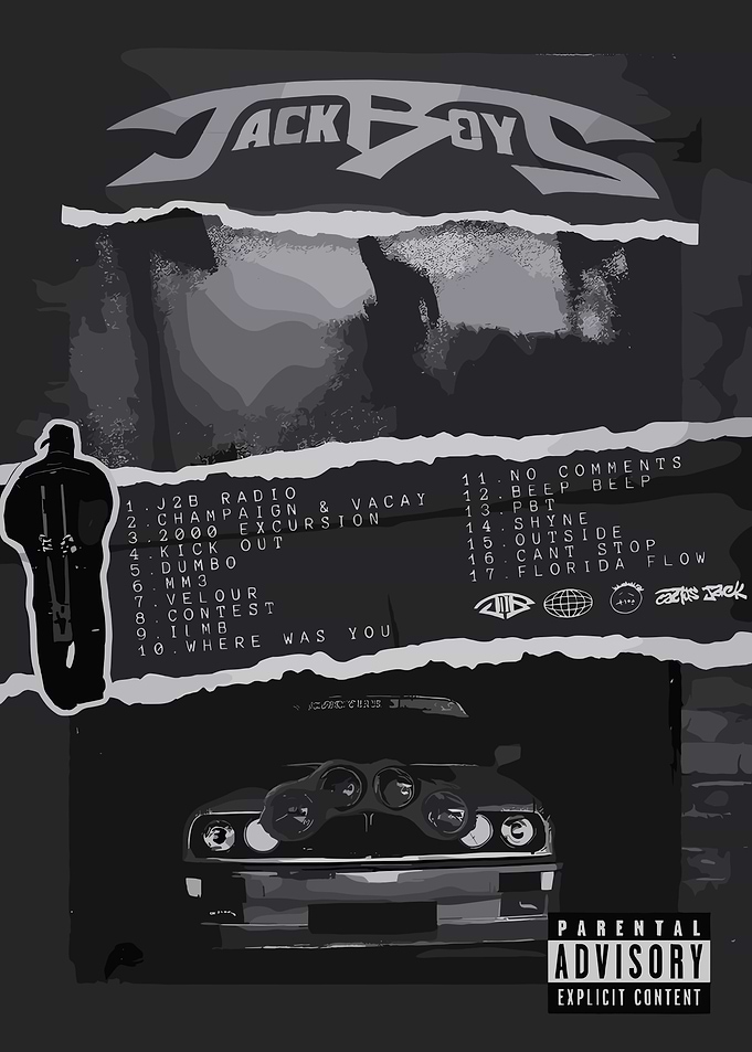 travis scott Jackboy 2 Album Cover POSTER