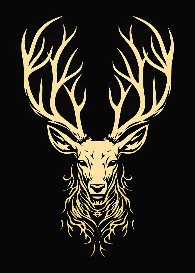 Elegant Deer Head