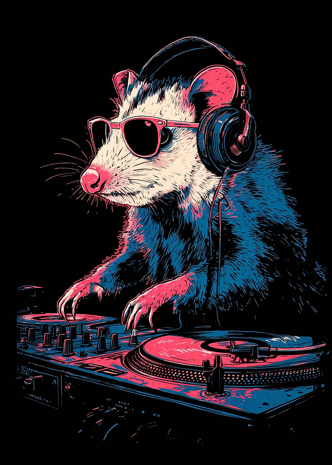 Cool Opossum DJ
