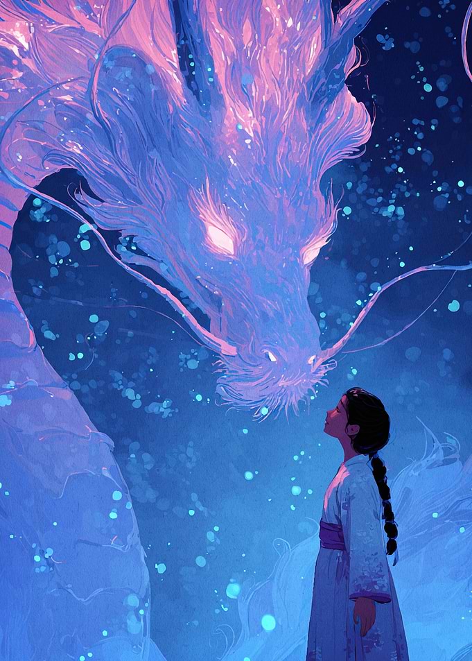 Girl Dragon Fantasy