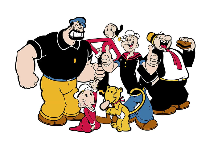 Popeye and Friends Cartoon Group