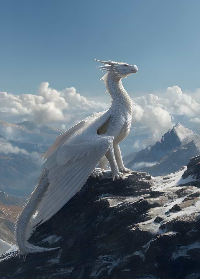 Dragon on Mountain Peak