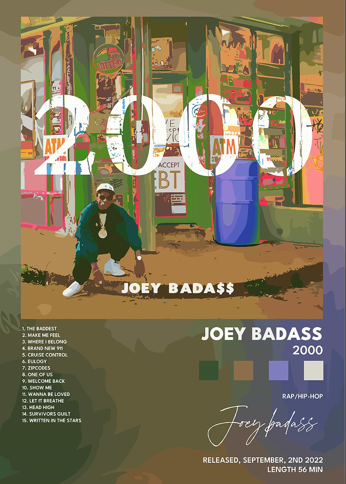 Joey Badass - 2000 Album Art