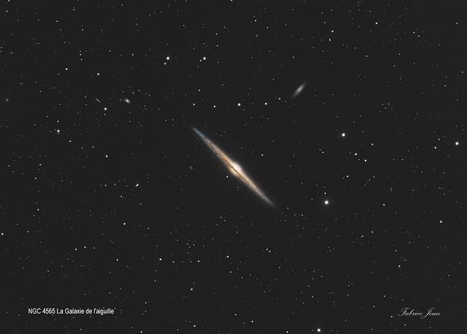 NGC 4565 La Galaxie de l'aiguille