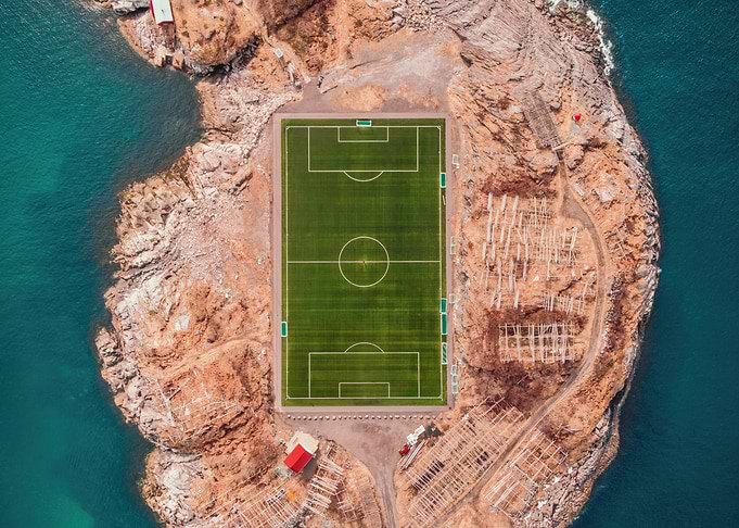 Henningsvær Football Stadium, Norway