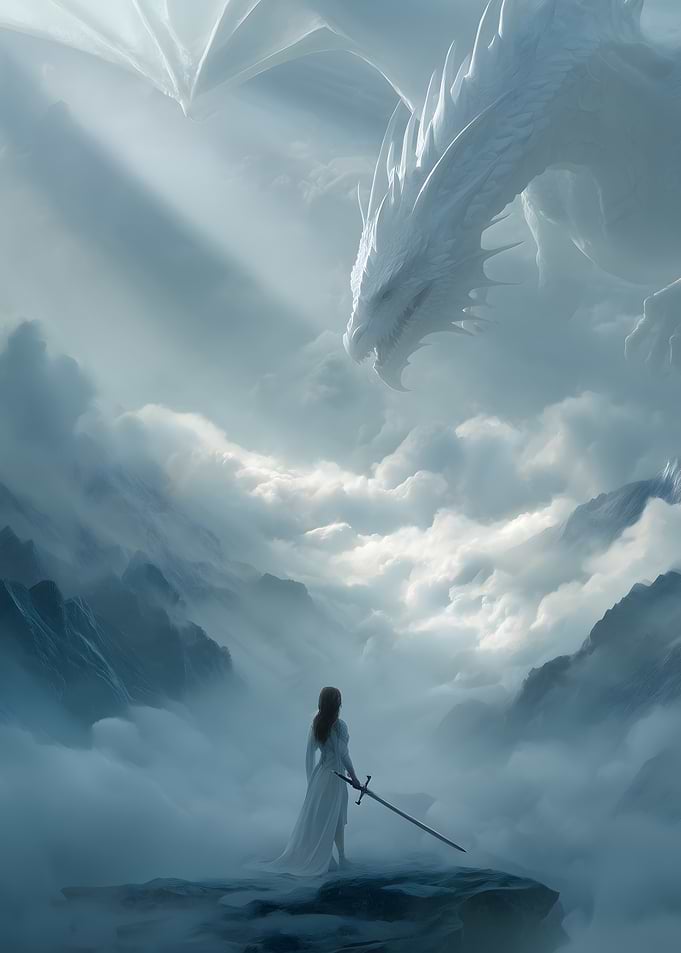 Dragon and Warrior Woman