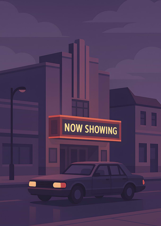 Night at the Movies Illustration
