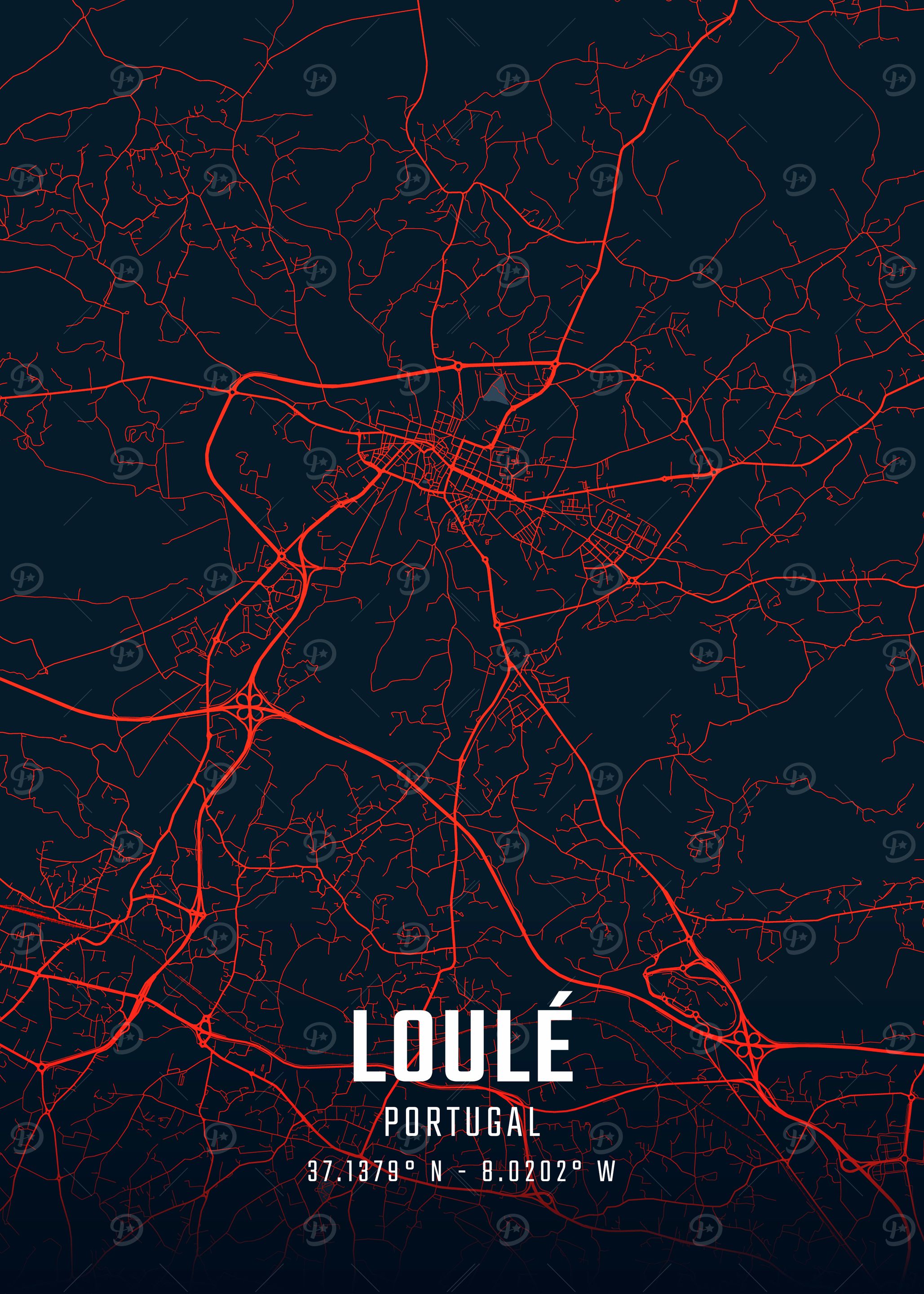 Loulé City Map