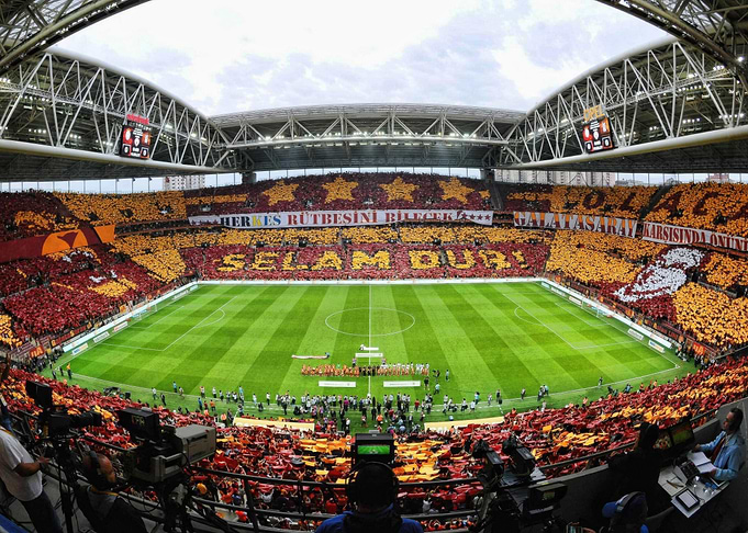 Galatasaray Stadium Crowd Display