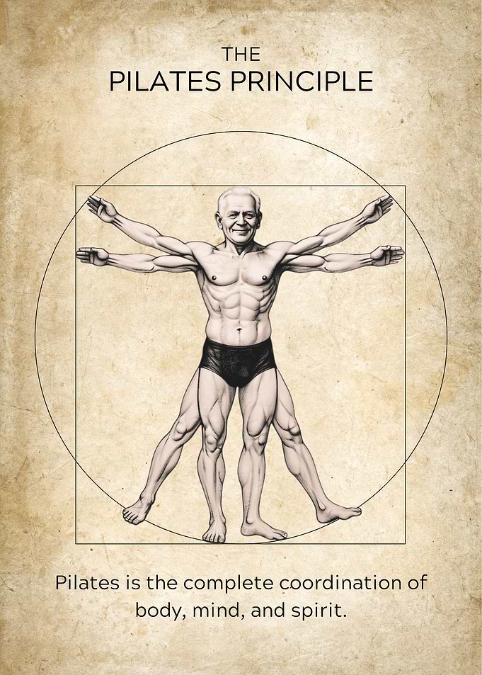 The Pilates Principle Vitruvian Man