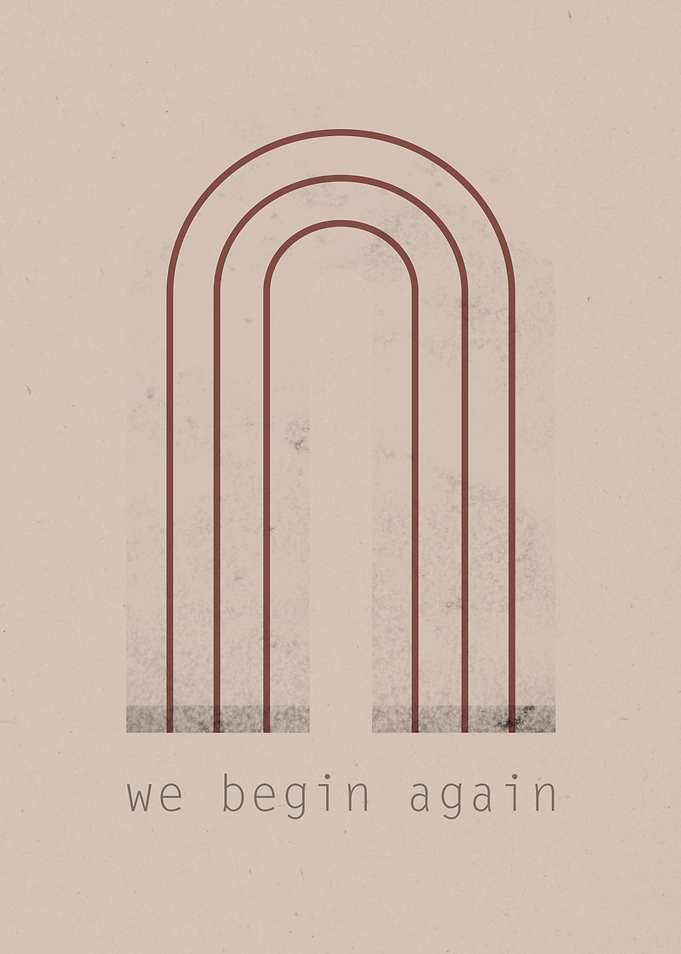 Boho Arch We Begin Again