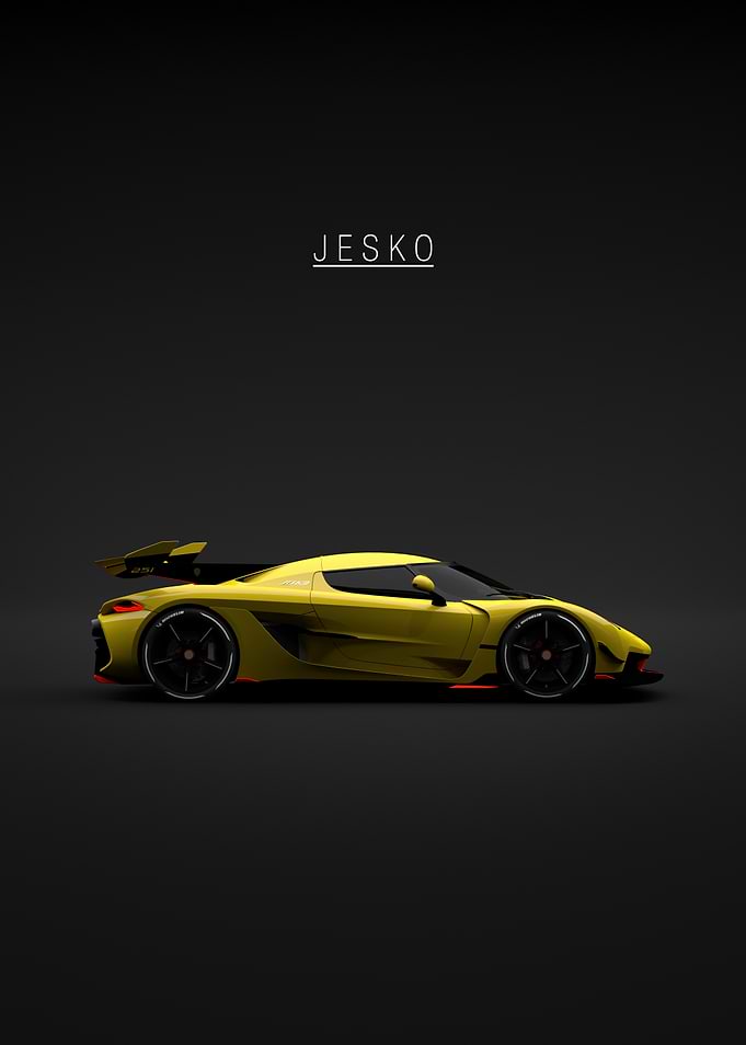 Koenigsegg Jesko Yellow