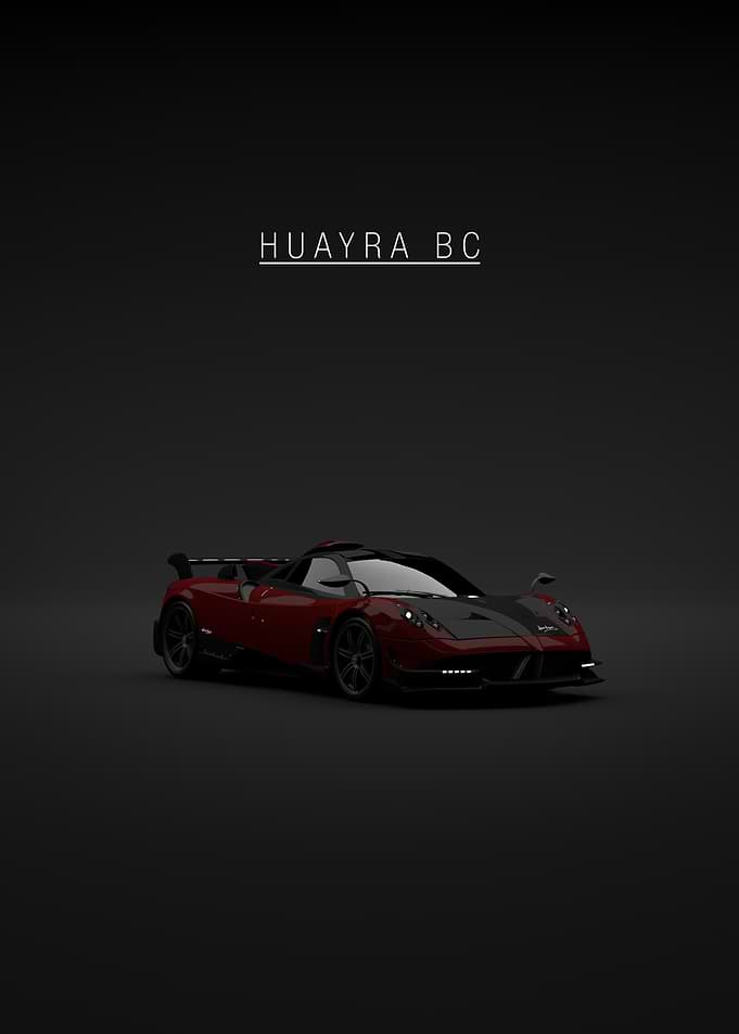 Pagani Huayra BC Dark Background