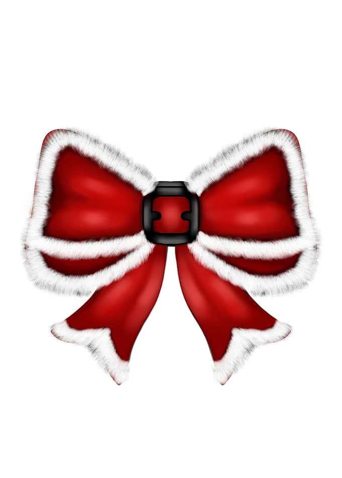 Santa Bow Christmas