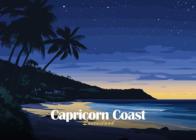 Capricorn Coast Queensland Night