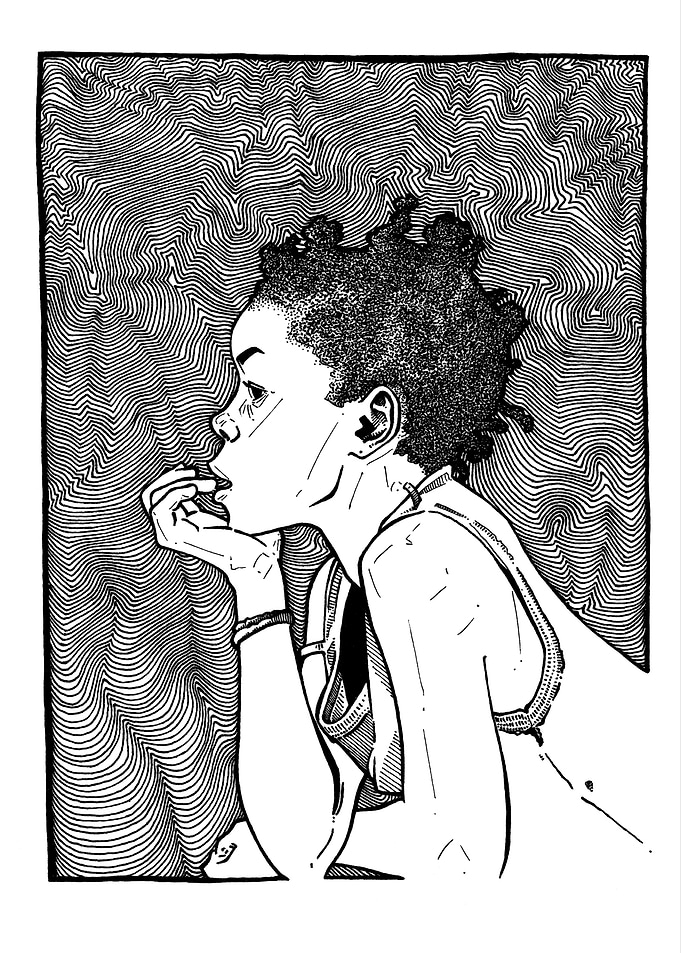 Thinking Girl