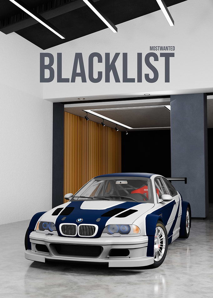 BMW M3 GTR Most Wanted Black-list