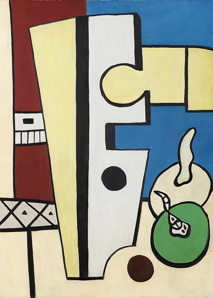 Abstract Still Life with Geometric Shapes - Fernand Leger