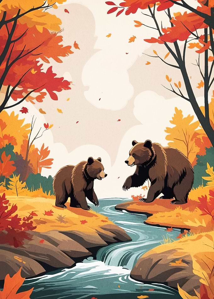 Bears Stream Autumn