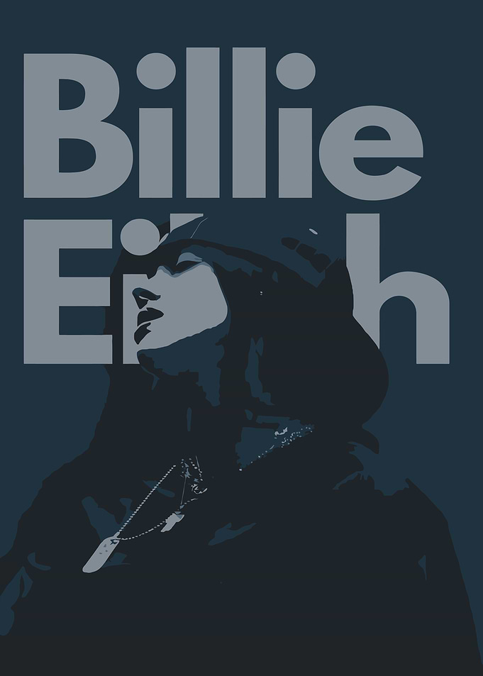 Billie Eilish Portrait Art