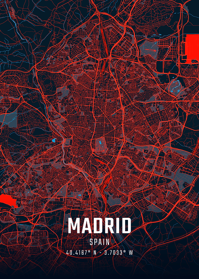 Madrid City Map