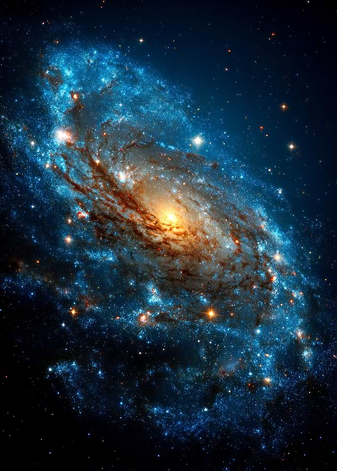 Andromeda Galaxy Deep Space