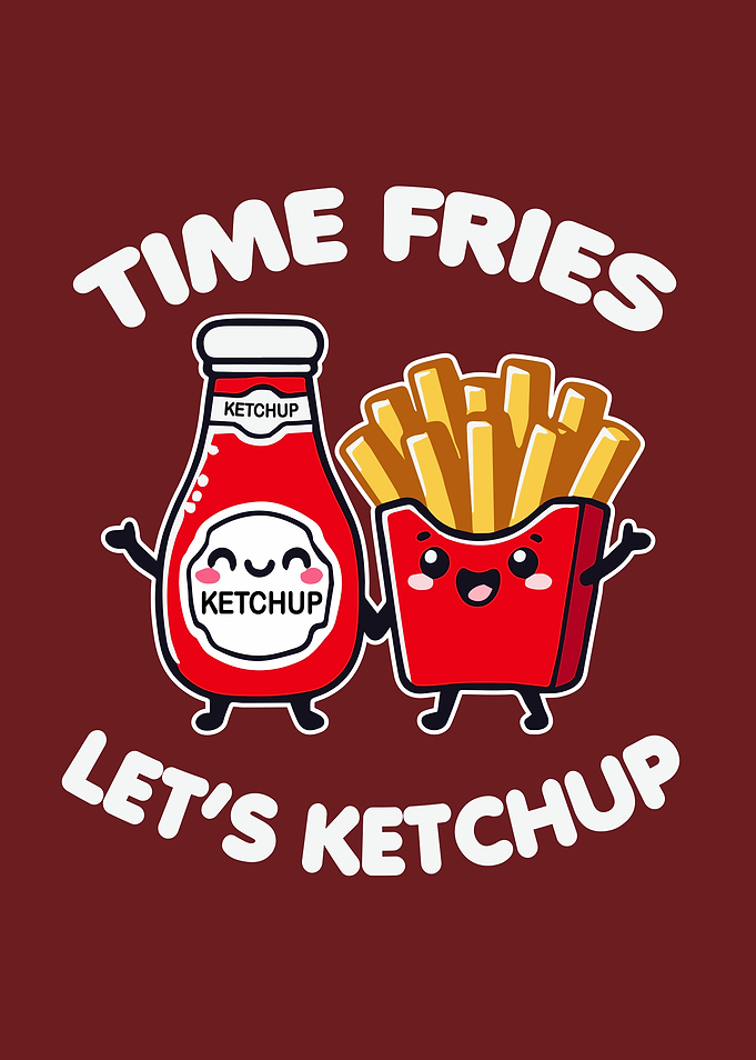 Time Fries Let's Ketchup Cartoon
