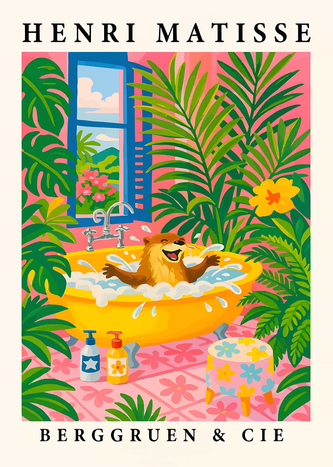 Henri Matisse Otter Bathing Art Print