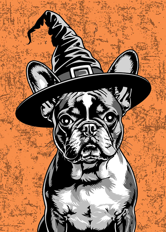 Halloween French bulldog
