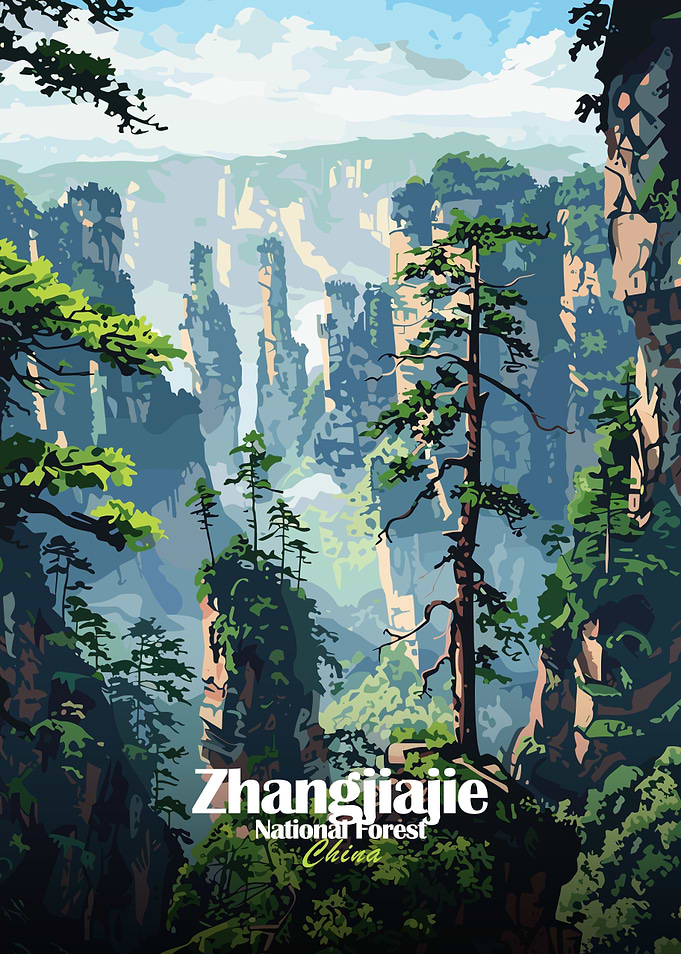 Zhangjiajie National Forest, China