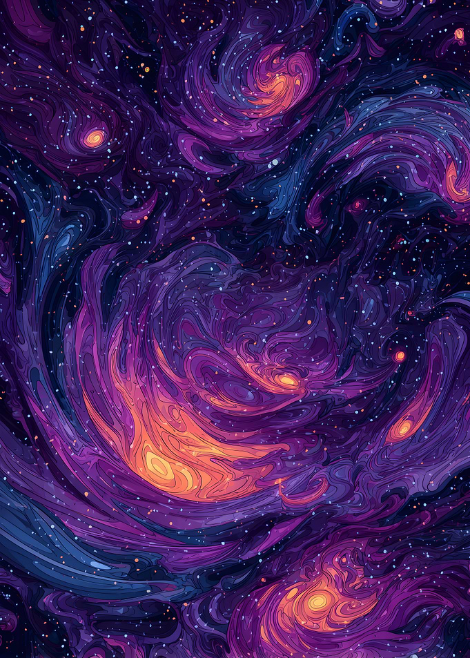 Abstract Galaxy Swirls
