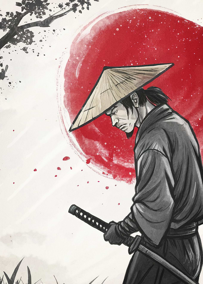 Samurai Katana Sun