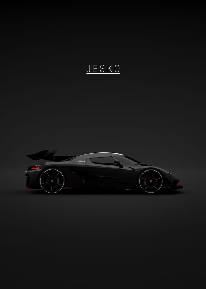 Koenigsegg Jesko Dark Car