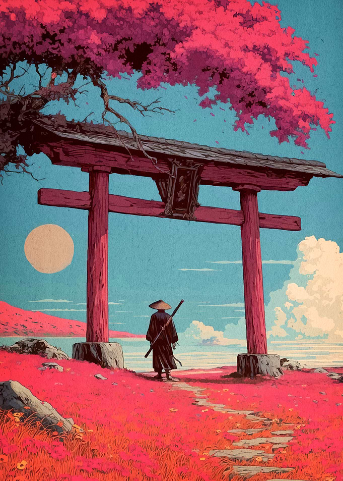 Samurai Cherry Blossoms