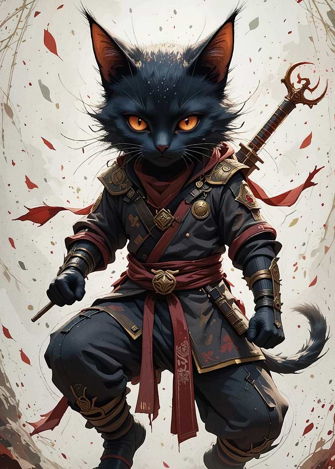 Ninja Cat Warrior