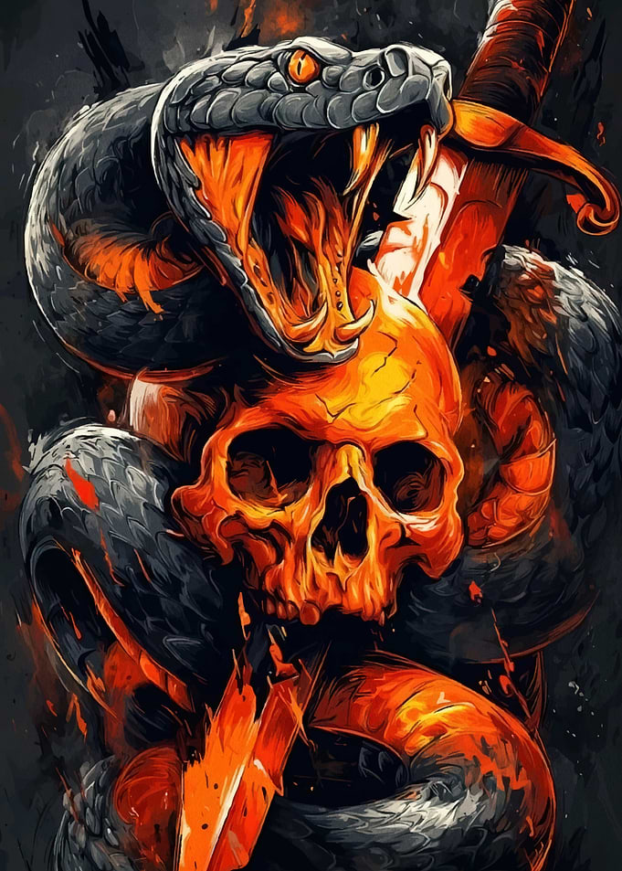 Snake Skull Sword