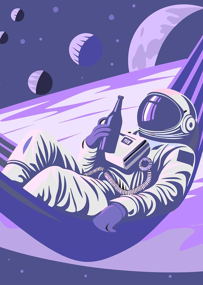A Solo Party in Space