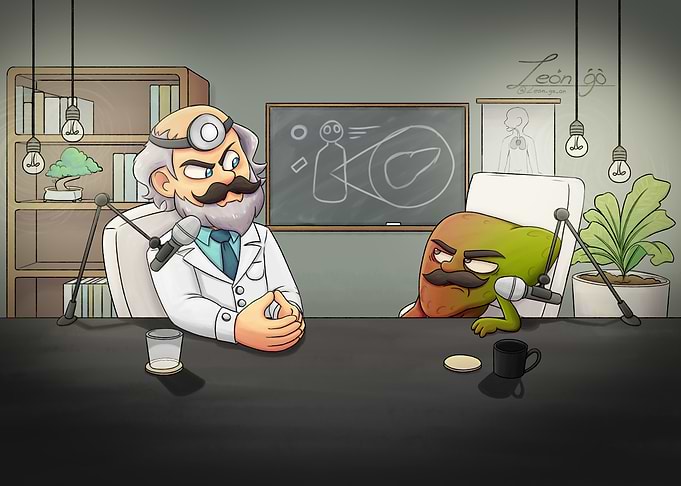 Dr. 'Good Life' welcomes 'Fatty Liver' as the guest of honor on the podcast