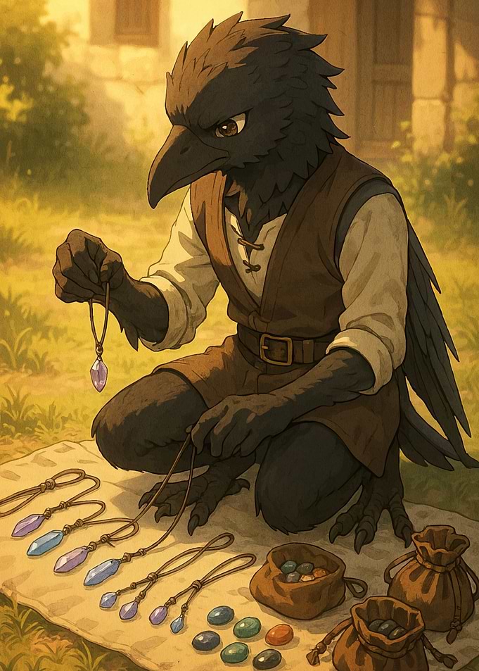 Anthropomorphic Crow