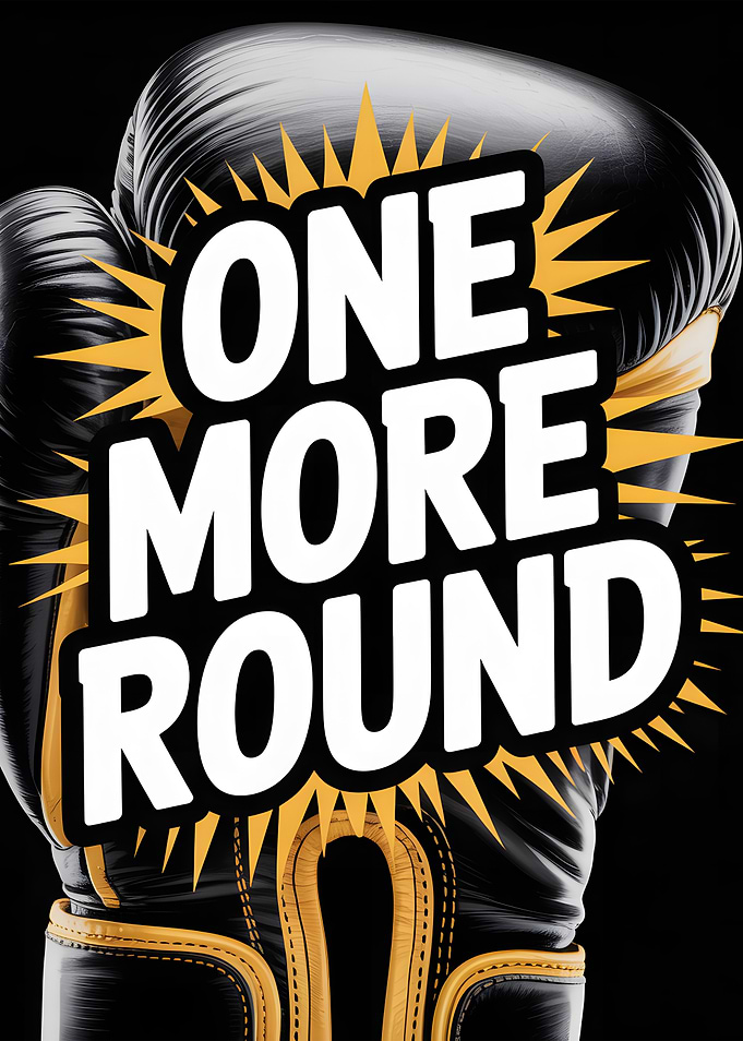 One More Round Boxing Glove