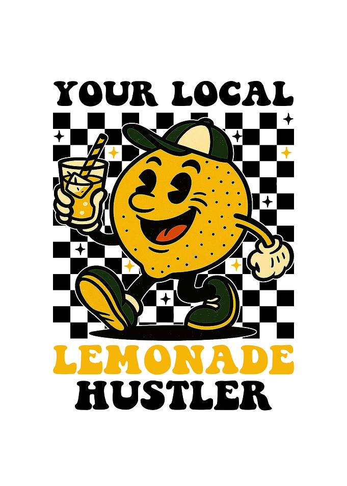 Your Local Lemonade Hustler Cartoon