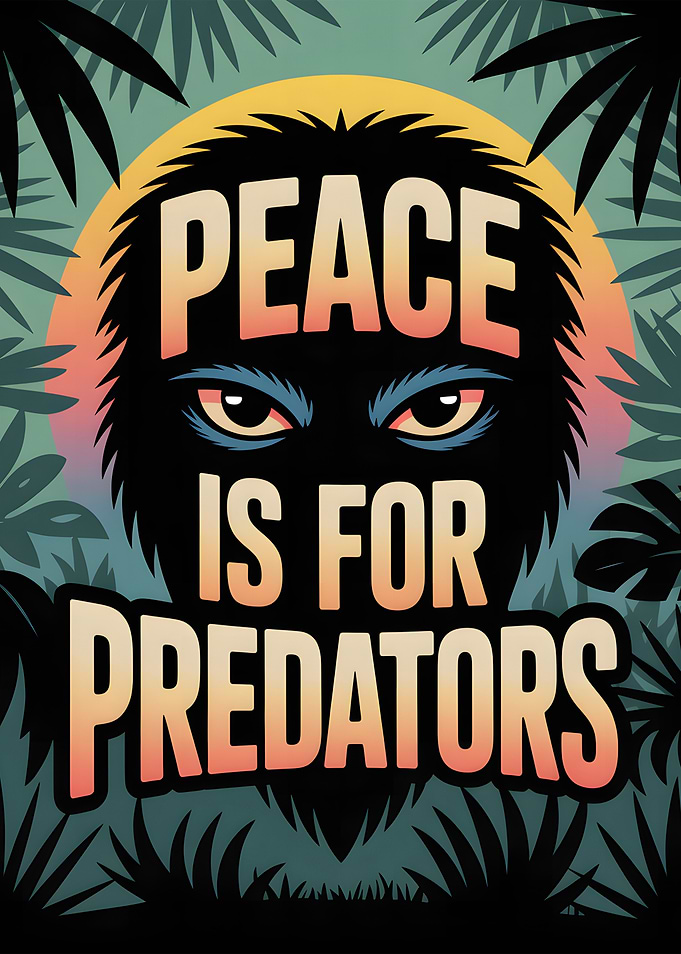 Peace is for Predators Graphic Art