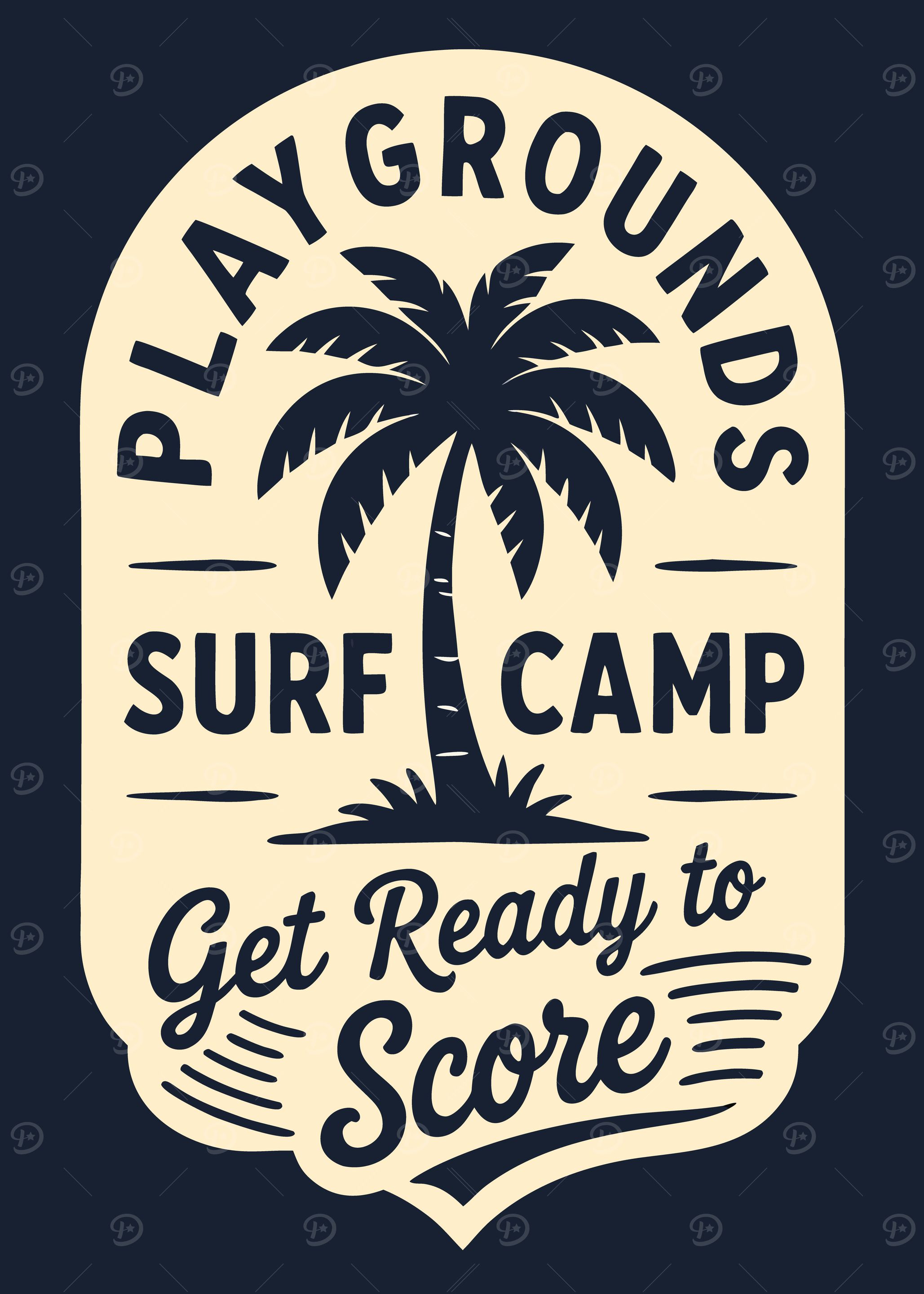 Playgrounds Surf Camp Graphic