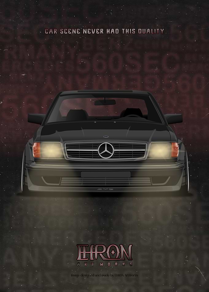 Mercedes Benz 560 SEC AMG