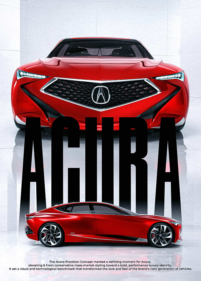 Acura Precision Concept Car Advertisement