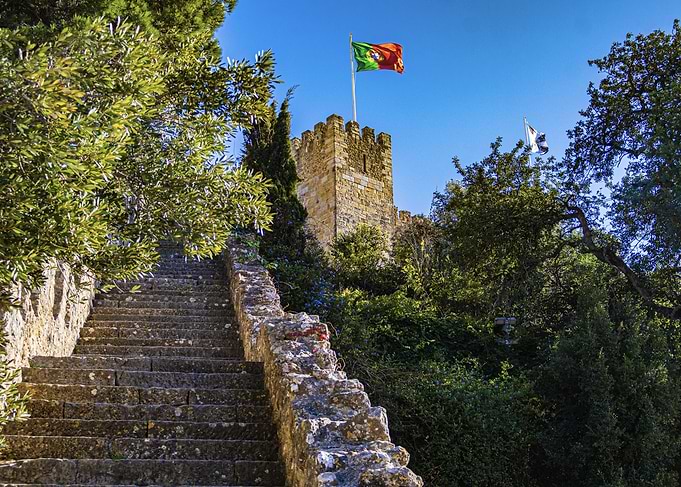 Castelo de San Jorge, Lisbon, Portugal