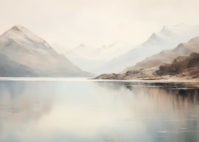 Mountain Lake Landscape